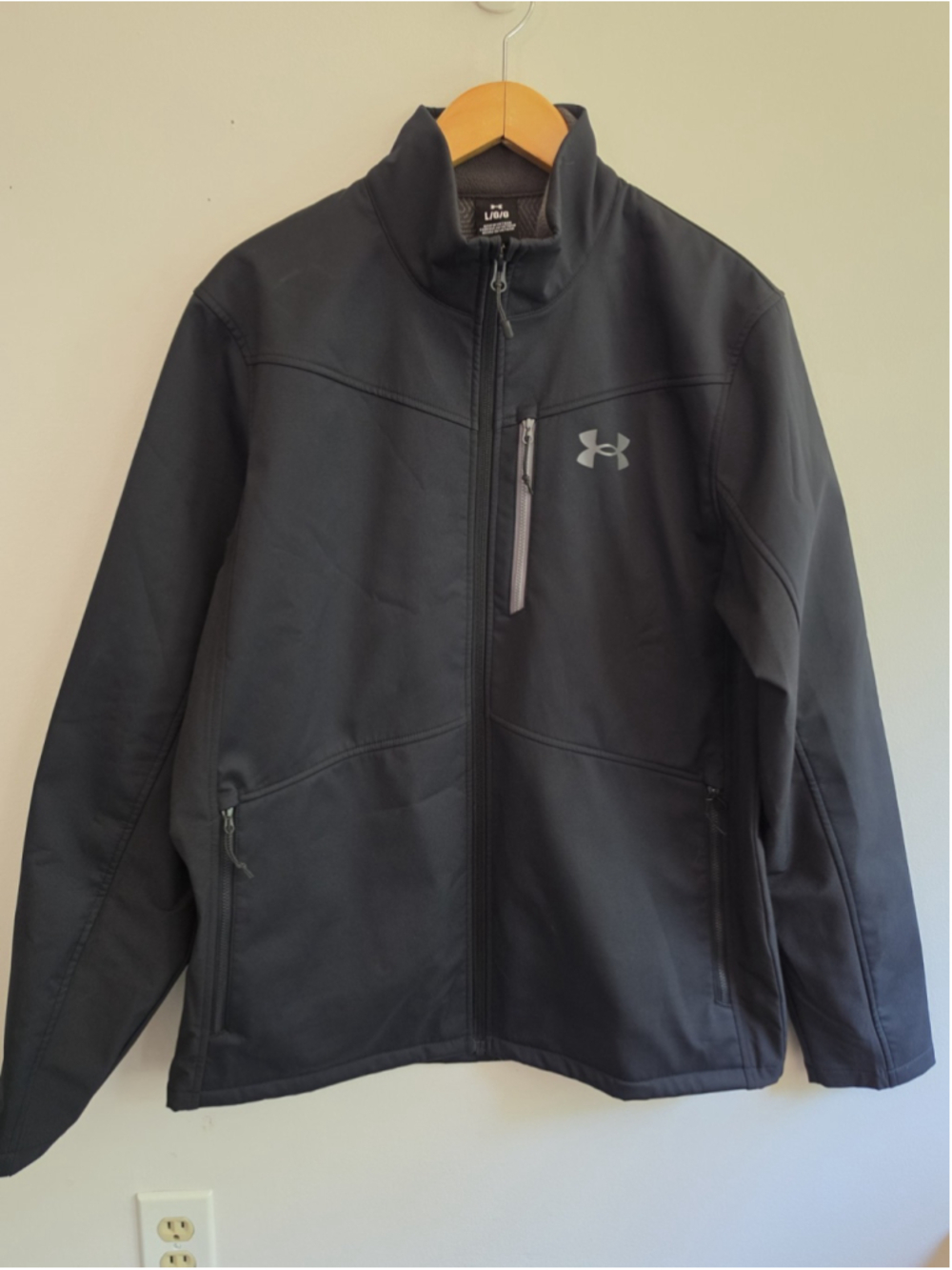 Under Armour Men's ColdGear Infrared Shield Softshell Jacket Black Size Large